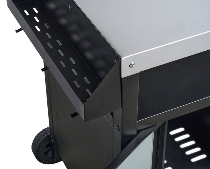 Serveringsvogn i svart stål – Sunlife